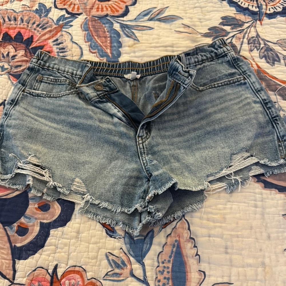 Denim Distressed Women's Shorts